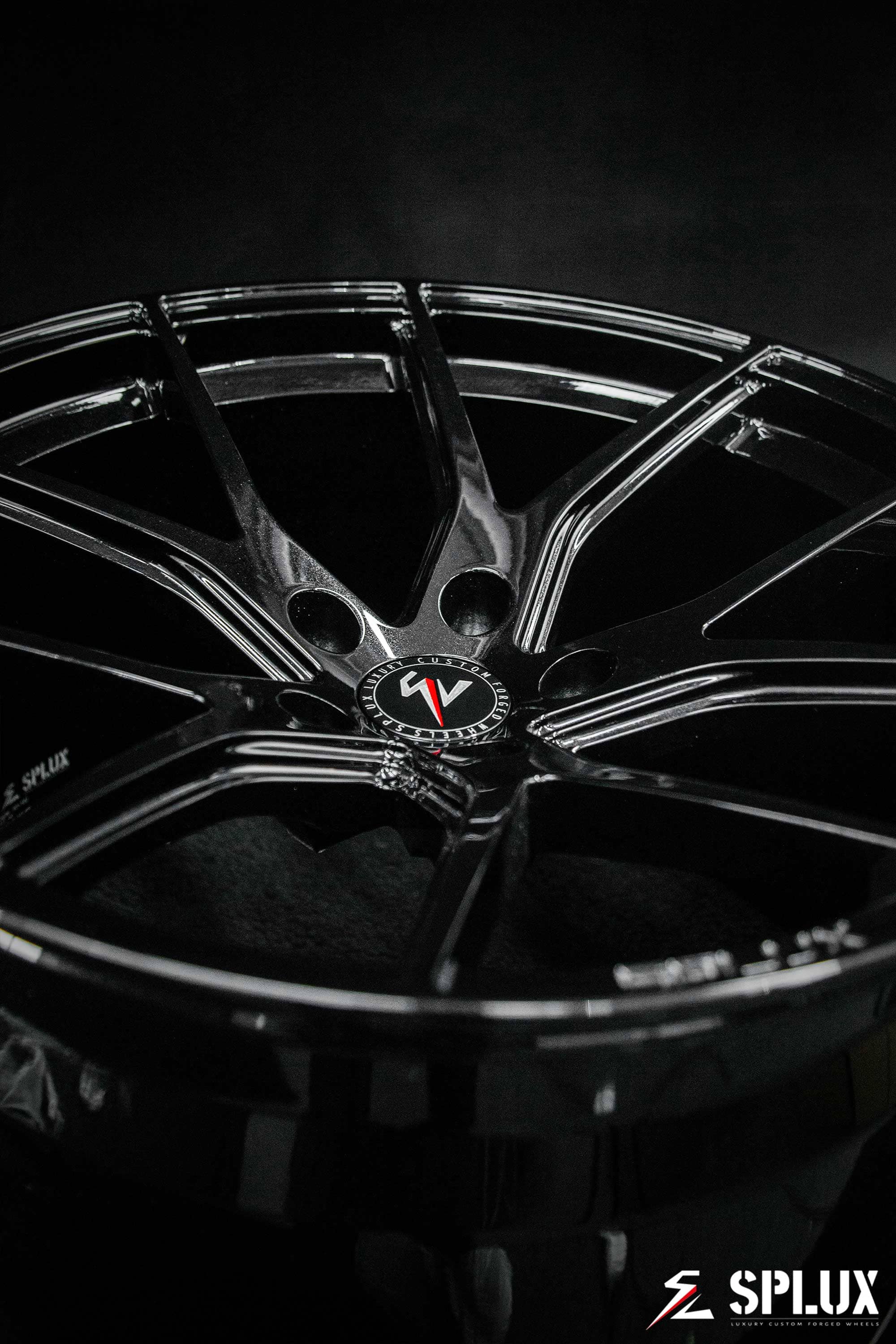 C7 Corvette with concave wheels: 19-inch front and 20-inch rear SC-04M forged monoblock set