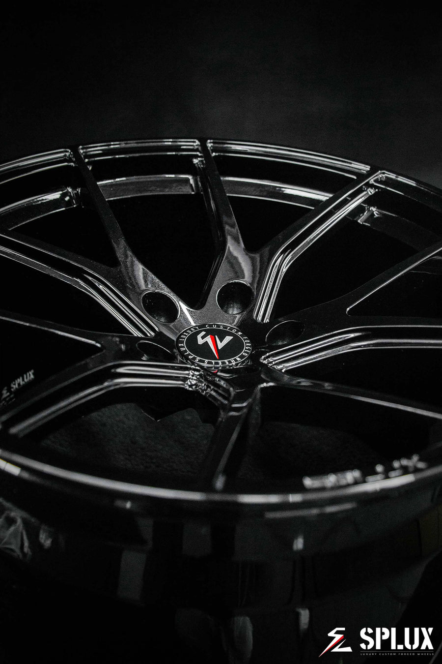 C7 Corvette with concave wheels: 19-inch front and 20-inch rear SC-04M forged monoblock set