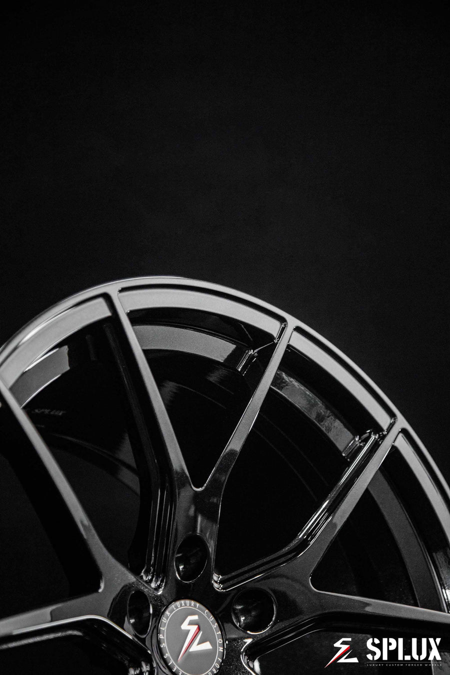 Concave rims for C7 Corvette in Custom Corvette Carbon Flash Metallic with a deep concave face