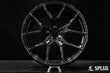 Staggered 19-inch front and 20-inch rear SC-04M forged wheels with a deep concave face