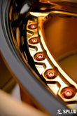 Transparent copper inner barrel visible on the SA-01 forged wheel
