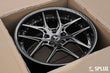 2017 Corvette C7 Z06 with carbon fiber wheels, SD-02 forged 2-piece in gloss dark gunmetal