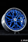 2018 BMW 340i fitted with SC-02 forged wheels, polished barrel and chrome blue spokes