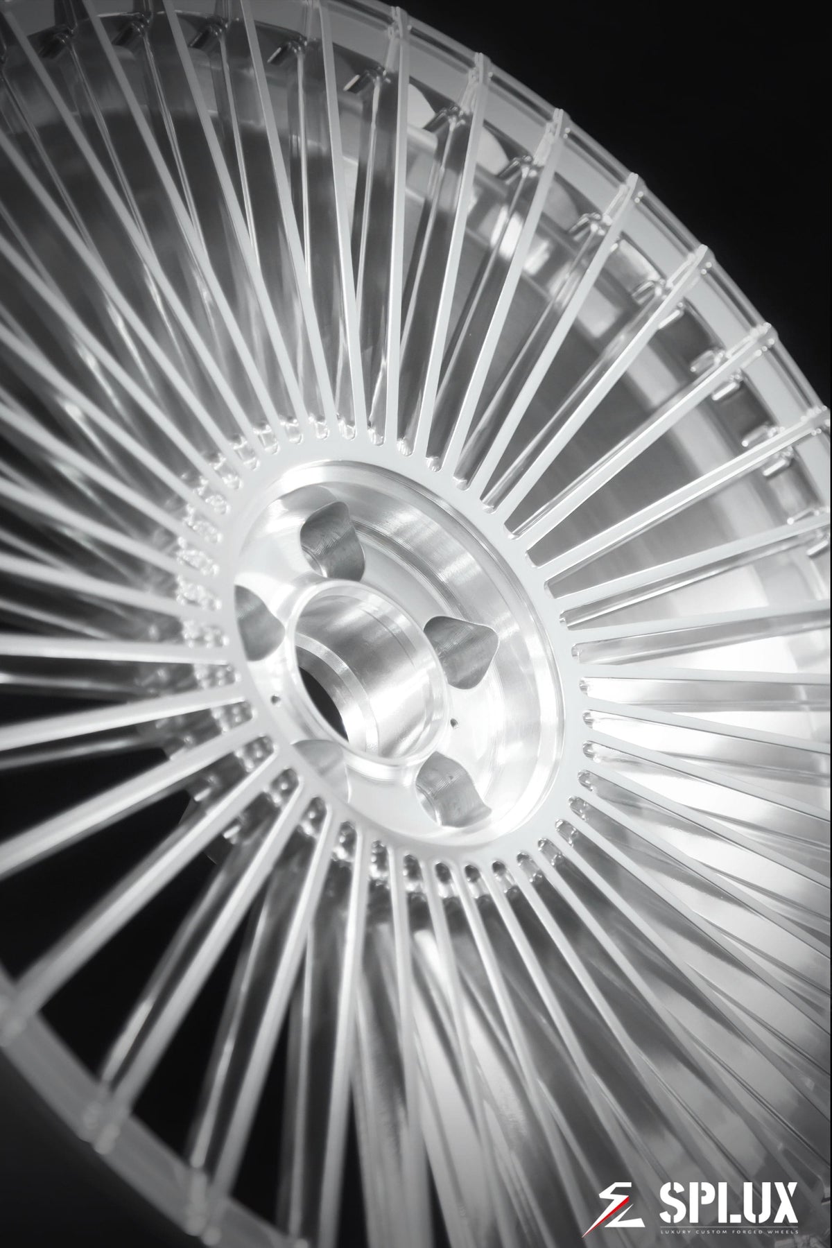 Mercedes-Benz S500 wheels with a full polished aluminum finish and concave monoblock face