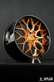 SA-01 forged wheels with an aggressive concave spoke profile