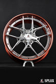 bmw x2 wheels with SD-02 forged 2-piece in polished rose gold on a 2021 BMW X2