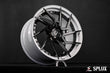 SA-03 forged wheels on 2021 Corvette C8 Stingray wheels full body side profile view