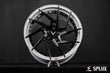 SA-03 forged 2-piece wheels running stance showcase on 2021 Corvette C8 Stingray wheels rear track