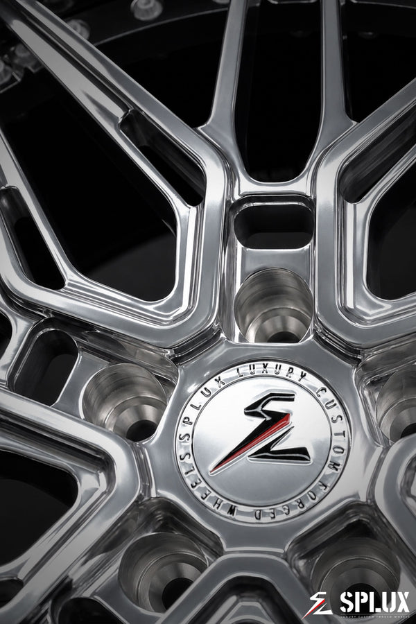Chevrolet Camaro ZL1 rims with a polished deep dish spoke profile