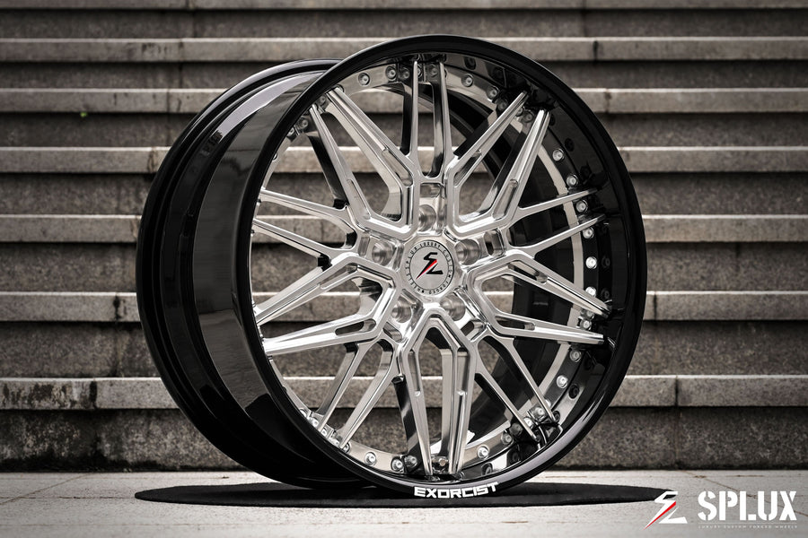 Camaro ZL1 rims with custom EXORCIST engraving