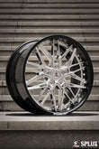 Camaro ZL1 20-inch wheels shown in the front 20x10 size
