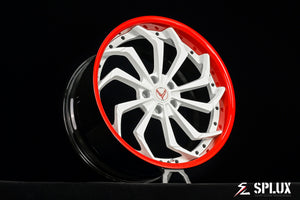 SA-08 C8 Corvette wheels directional spoke geometry macro design emphasis