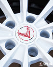 SA-08 C8 Corvette wheels side profile fitment 20-inch and 21-inch setup Corvette Stingray