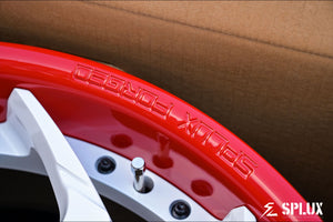 SA-08 C8 Corvette wheels rolling shot emphasizing directional design motion