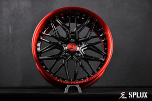 dodge challenger custom wheels rear three-quarter stance on R/T Scatpack
