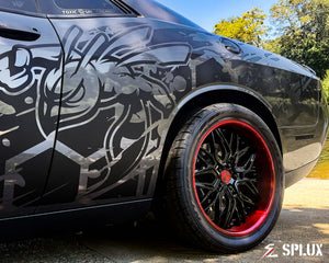2023 Dodge Challenger R/T Scatpack on SD-01 forged 2-piece wheels