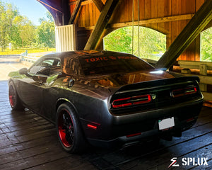 2023 Dodge Challenger R/T Scatpack with 20x10 Challenger wheels and SD-01 forged 2-piece build
