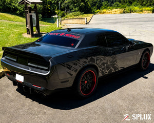 Challenger R/T Scatpack SD-01 forged 2-piece wheels with Piano Black spokes
