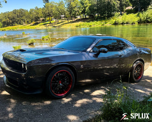 Dodge Challenger R/T Scatpack SD-01 forged 2-piece wheels with deep-dish multi-spoke profile