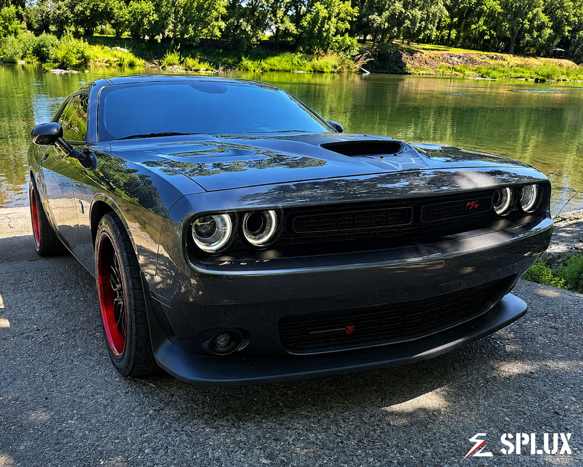 Dodge Challenger wheels with multi-spoke SD-01 forged 2-piece design