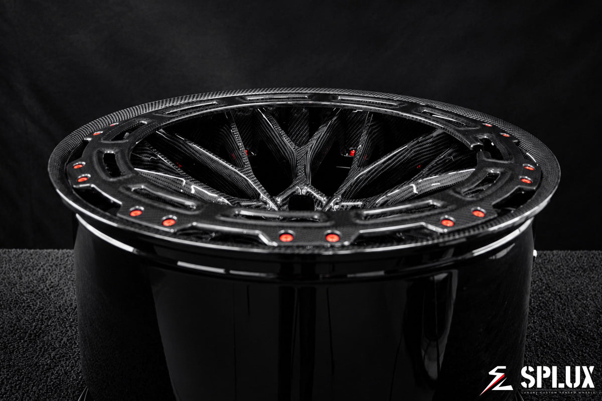 Corvette carbon fiber wheels for the 2025 Chevrolet Corvette C8 Z06, SD-12 forged 2-piece