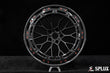 C8 Corvette Z06 carbon fiber wheels with real carbon fiber wrapped spokes