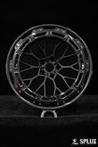 Carbon fiber C8 Corvette SD-12 wheels with a piano black barrel