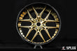 Ford F-150 22 inch rims in polished frozen gold