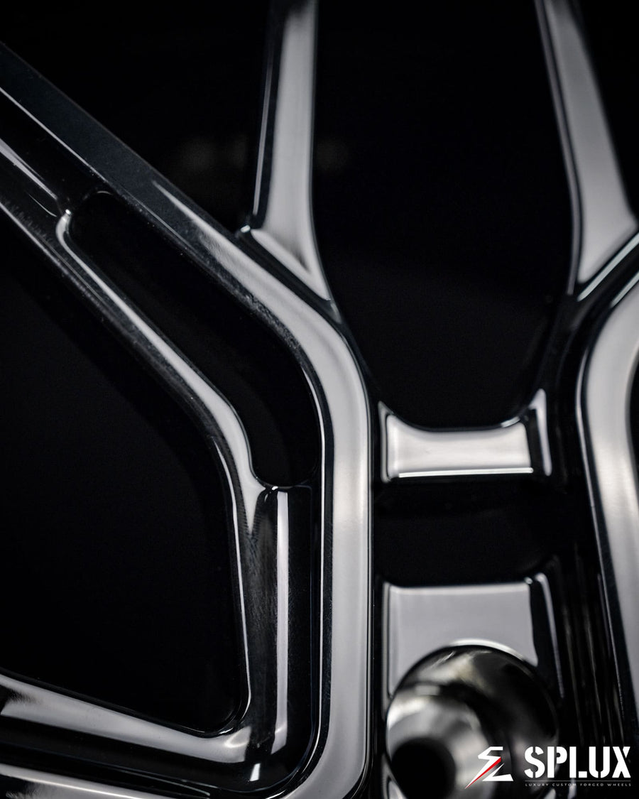 SC-02 forged wheels showroom static hero shot full vehicle composition