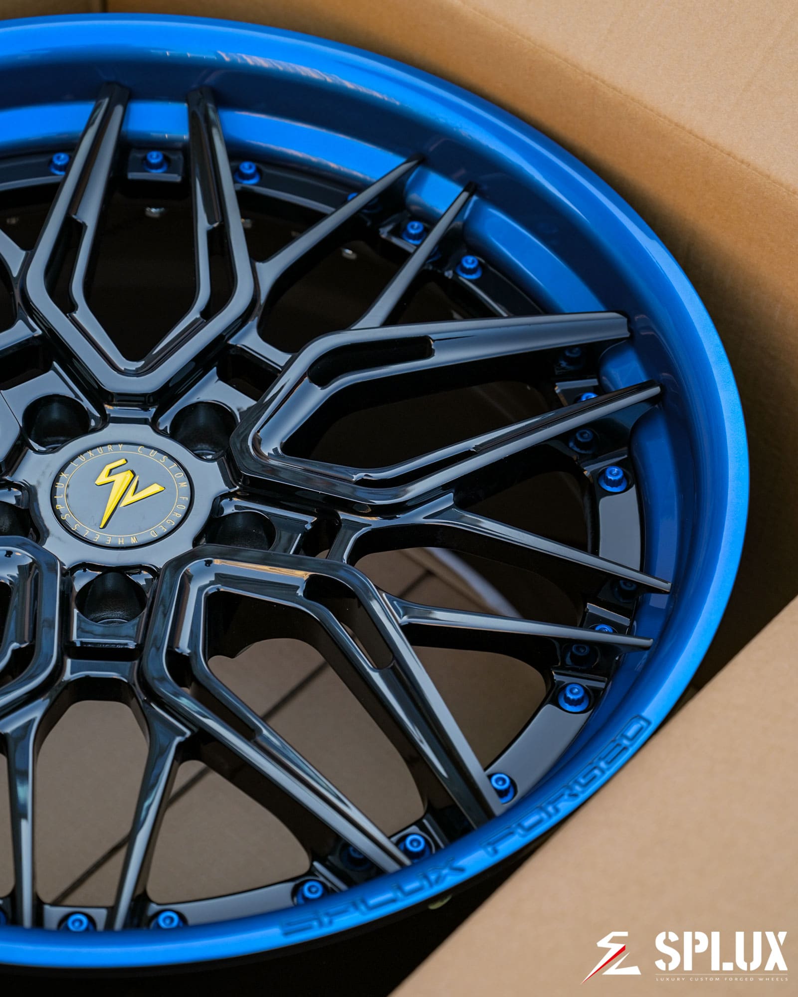 SC-02 forged wheels barrel depth visual inspection piano black finish detail
