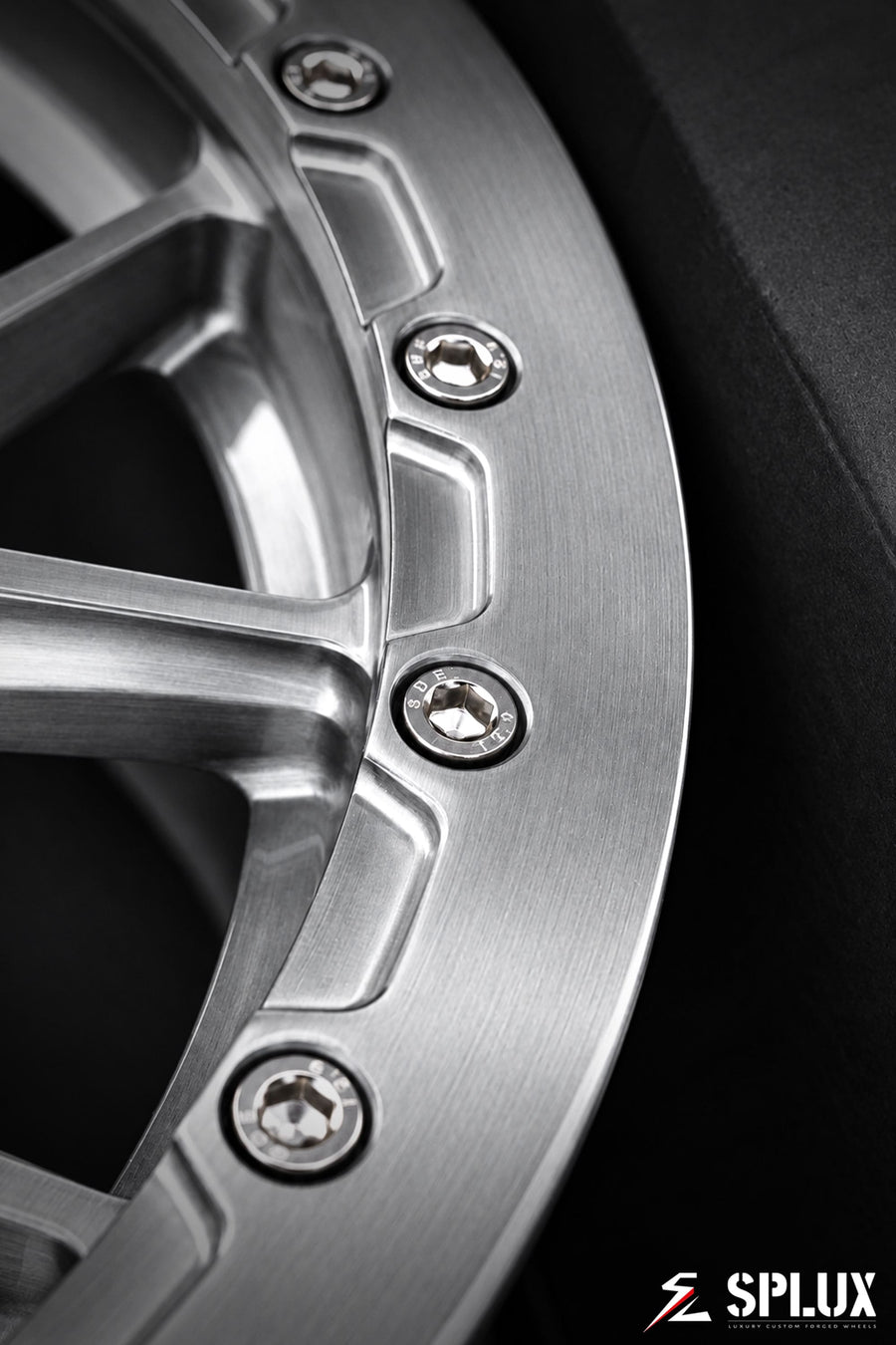 Beadlock hardware ring on the ST-03B off-road wheel