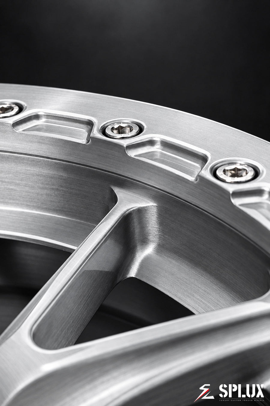 ST-03B 6-Lug 2-piece wheel with custom center cap