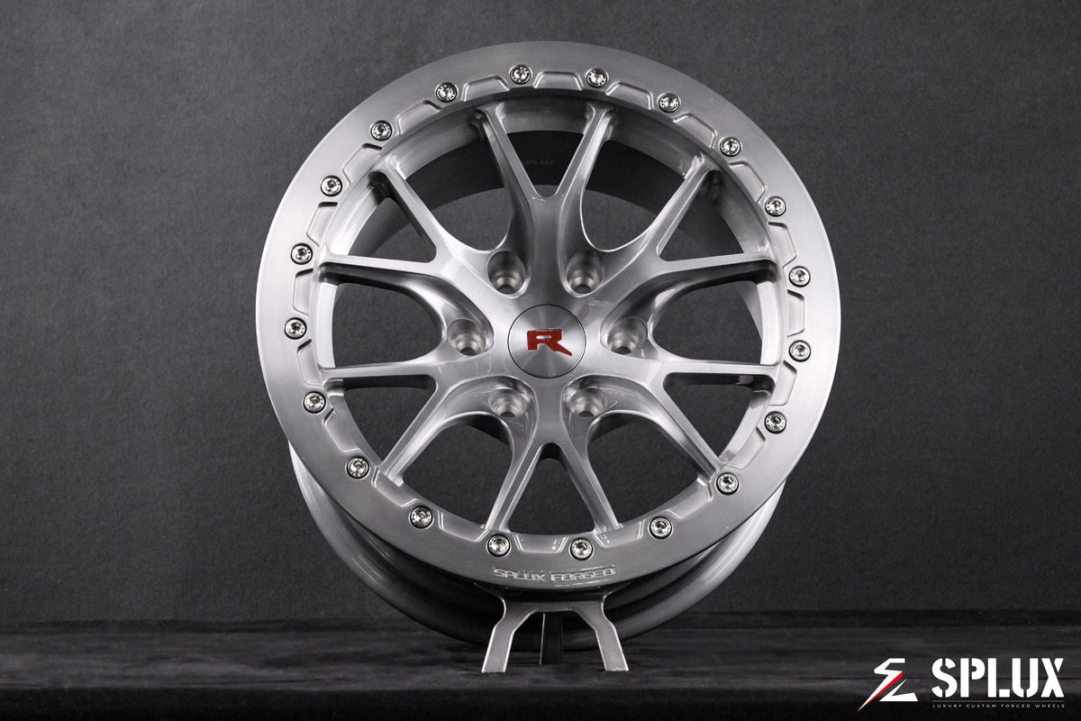 Beadlock ring detail on the ST-03B forged wheel