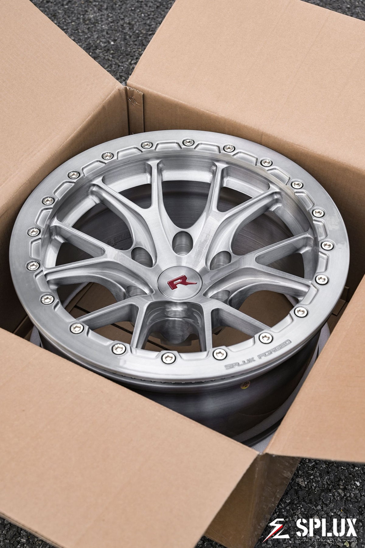Polished barrel of the ST-03B 2-piece wheel