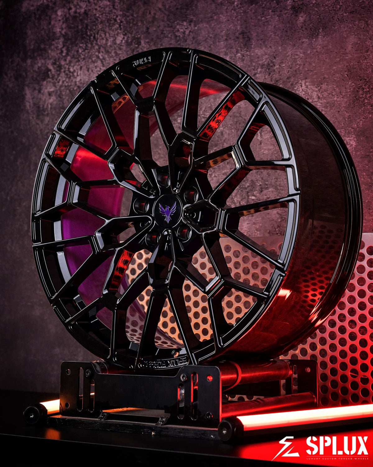Lucid Gravity custom wheels 5x120 forged wheel setup