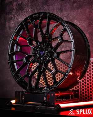 Lucid Gravity custom wheels 5x120 forged wheel setup