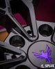 Lucid Gravity custom wheels rear quarter fitment view