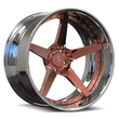 SD-06 chrome polished rose gold forged wheels for 1988 Ford Crown Victoria - deep dish rims