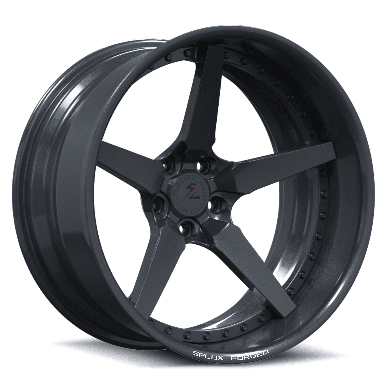 SD-06 dark gunmetal deep dish forged wheels for Aventador - aftermarket rims