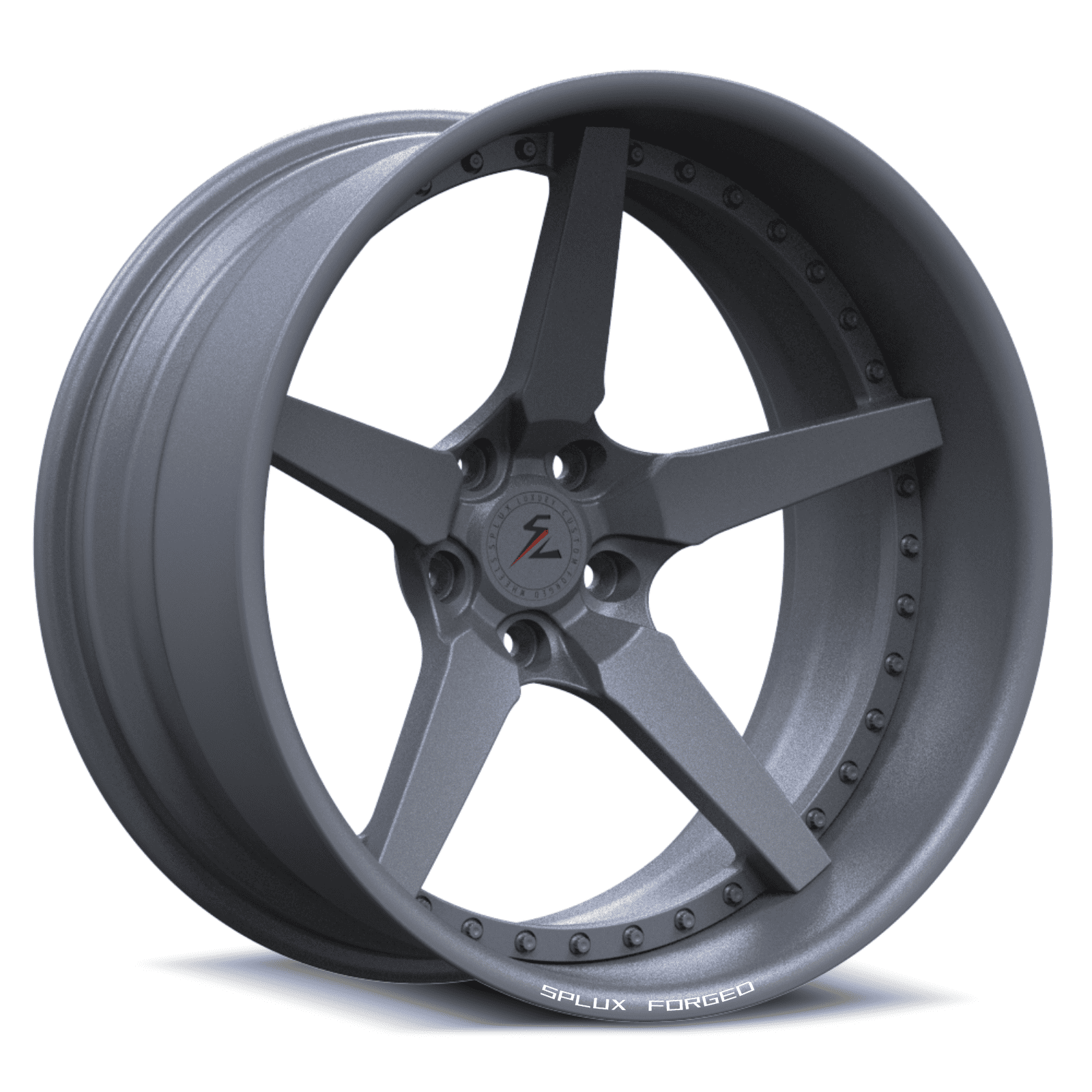 SD-06 satin gunmetal forged wheels for 2016 Chevrolet Corvette Z06 - deep dish rims