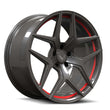 SL-01 dark grey forged wheels - custom y-spoke aftermarket rims