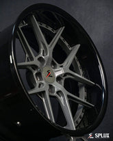 Gray/Gunmetal Custom Deep Dish/Concave Forged Wheels&Rims - Splux ...