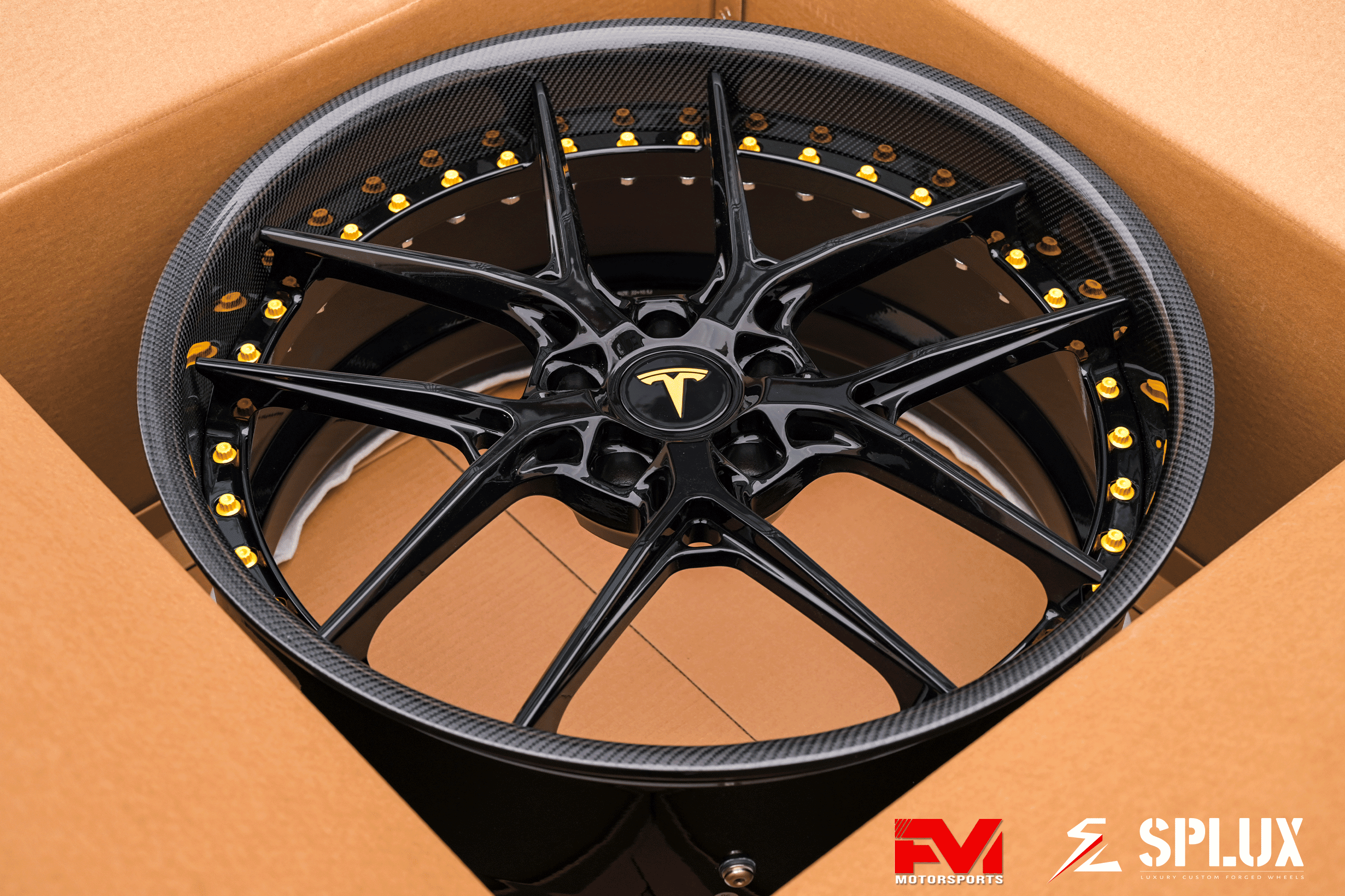 tesla model s wheels rear angle with deep dish forged 2-piece design