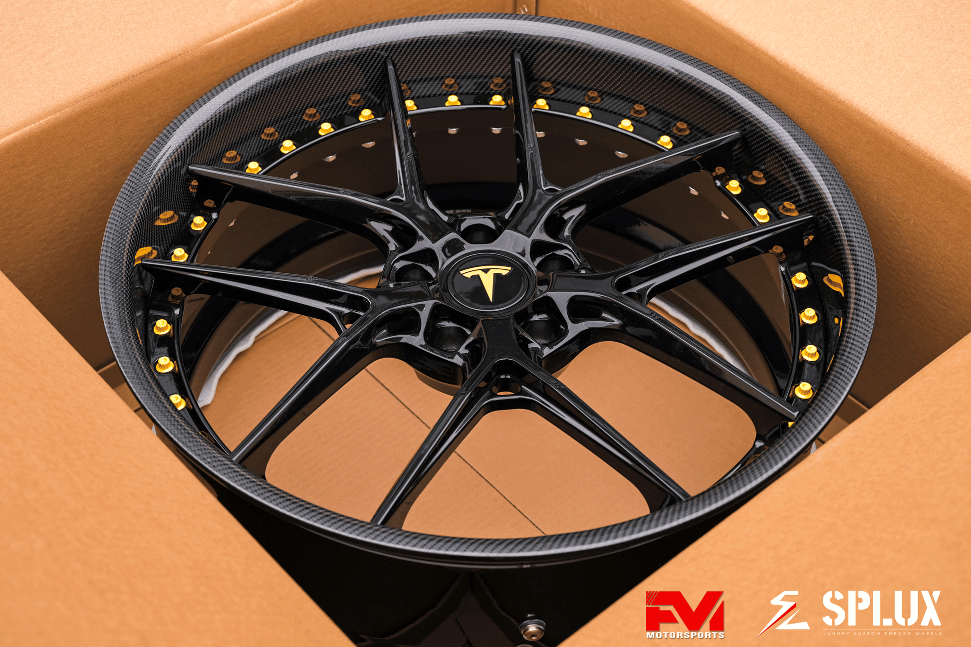 tesla model s wheels rear angle with deep dish forged 2-piece design