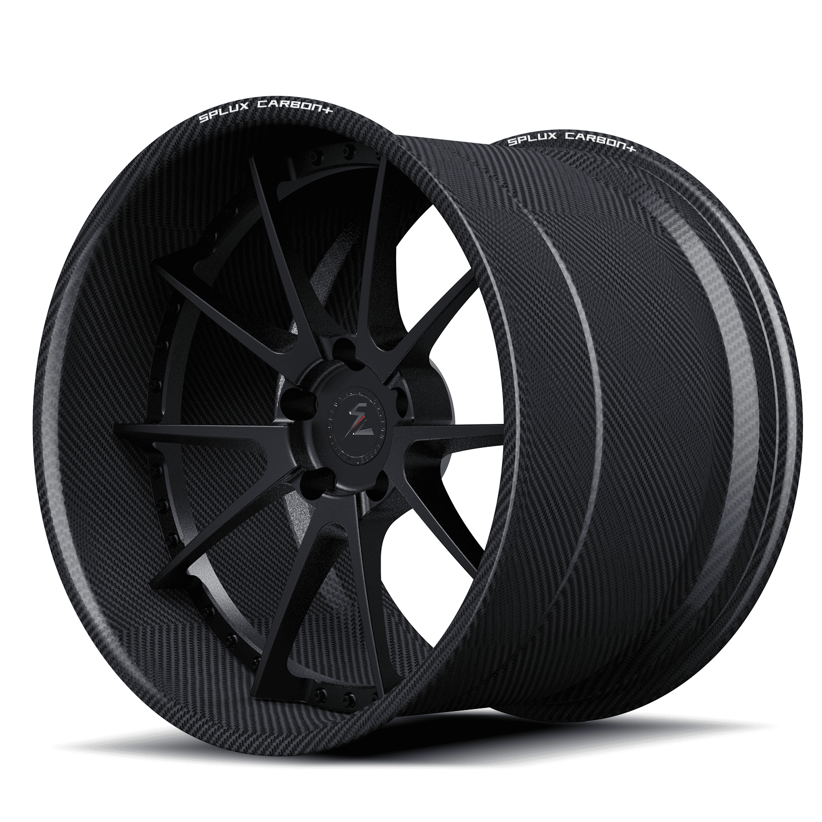 RCF-10 black forged wheels for Dodge Durango Hellcat - lightweight custom rims