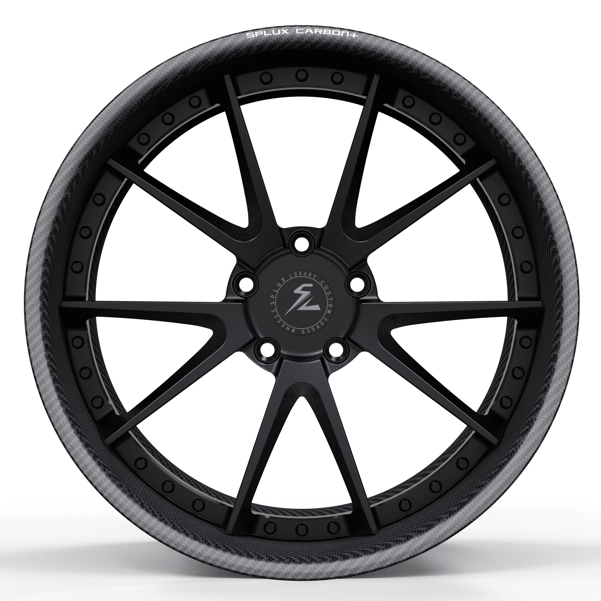 RCF-10 black forged wheels for Dodge Durango Hellcat - concave aftermarket rims