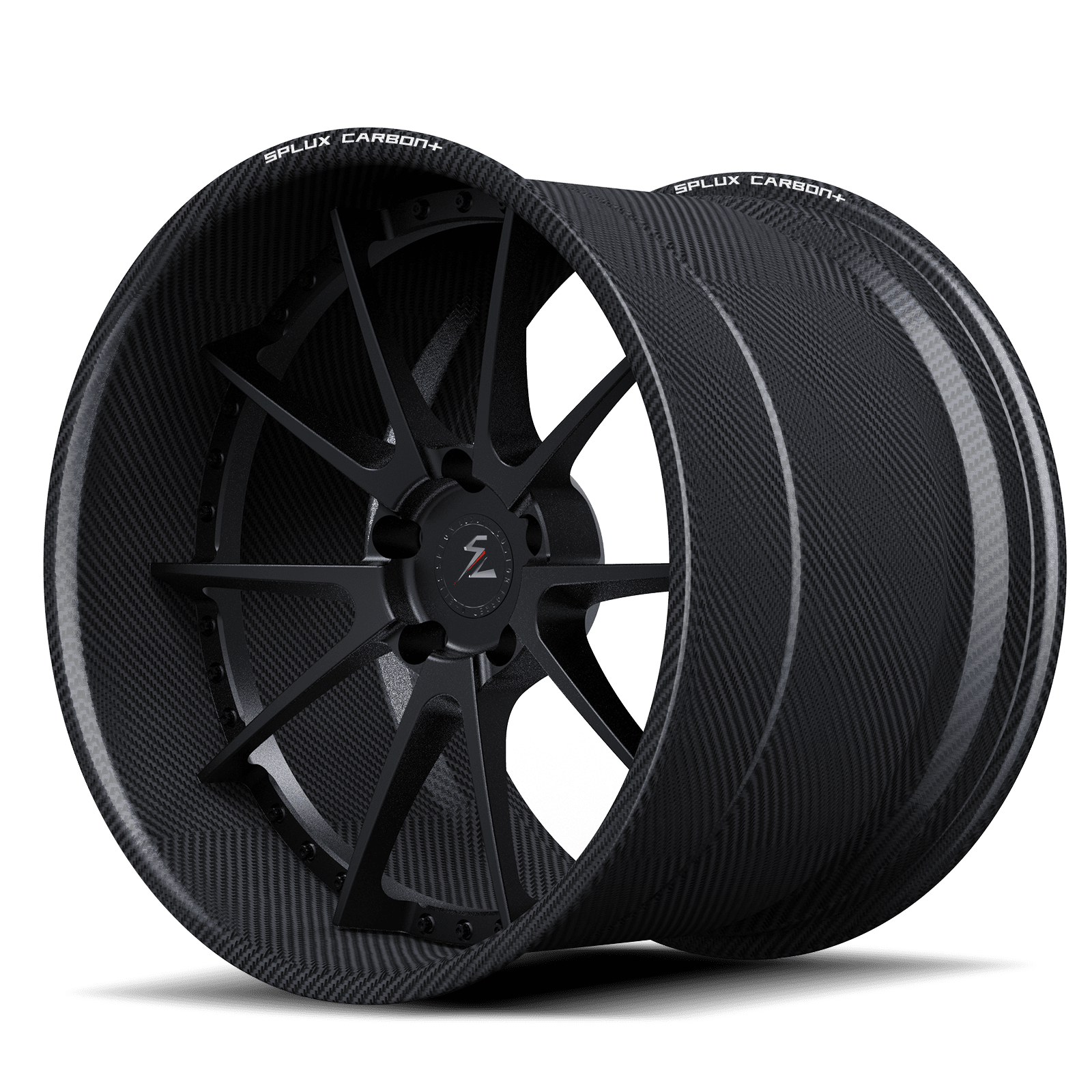 RCF-10 black forged wheels for 2021 Dodge Durango Hellcat - deep dish aftermarket rims