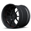 RCF-10 black red forged wheels for Durango Hellcat - deep dish 2-piece alloys