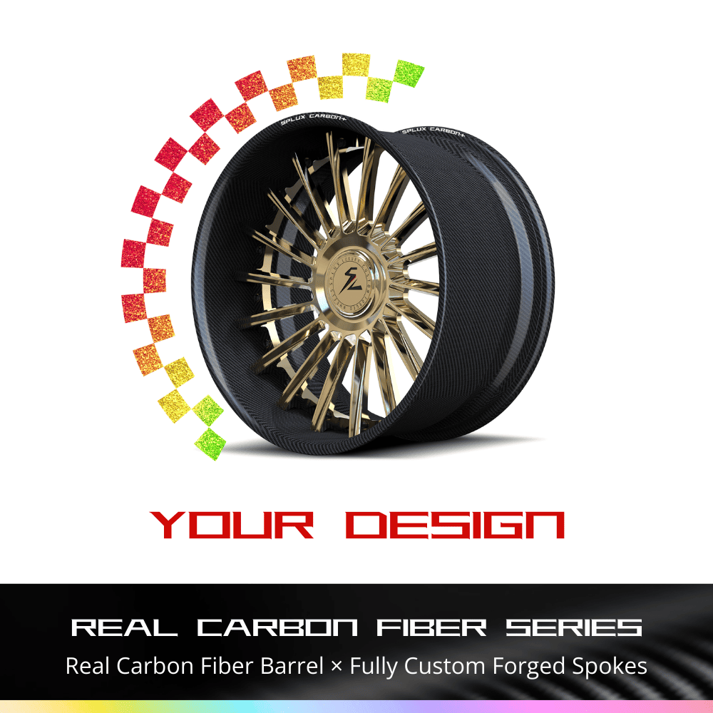 RCF-11 custom design forged wheels for 911 Turbo S - deep dish multi-spoke rims