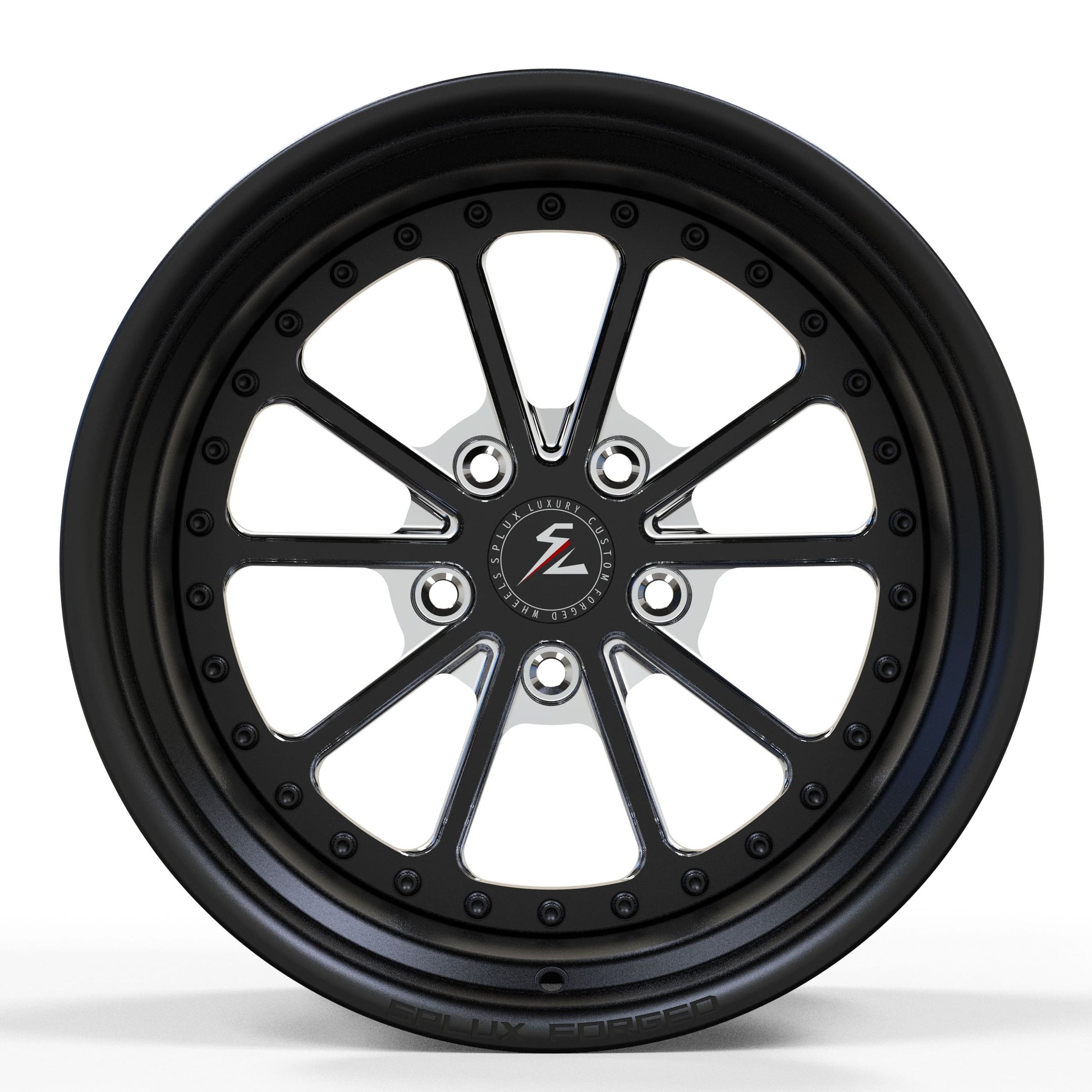 Splux SD-20 deep dish wheels side profile showing deep lip for Holden Torana LX wheels